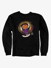 Disney Nightmare Before Christmas Pumpkin King Jack O Lantern Head Sweatshirt