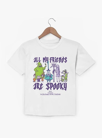 Disney Nightmare Before Christmas All My Friends Are Spooky Group Shot Youth T-Shirt