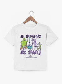 Disney Nightmare Before Christmas All My Friends Are Spooky Group Shot Youth T-Shirt