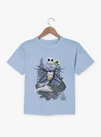 Disney Nightmare Before Christmas Jack Skellington Graveyard Cheer Youth T-Shirt