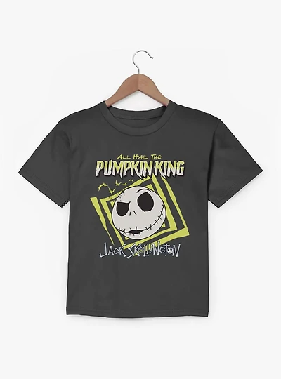 Disney Nightmare Before Christmas All Hail Pumpkin King Jack Youth T-Shirt