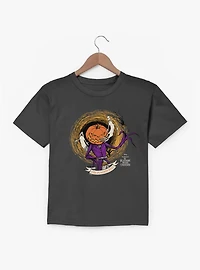 Disney Nightmare Before Christmas Pumpkin King Jack O Lantern Head Youth T-Shirt