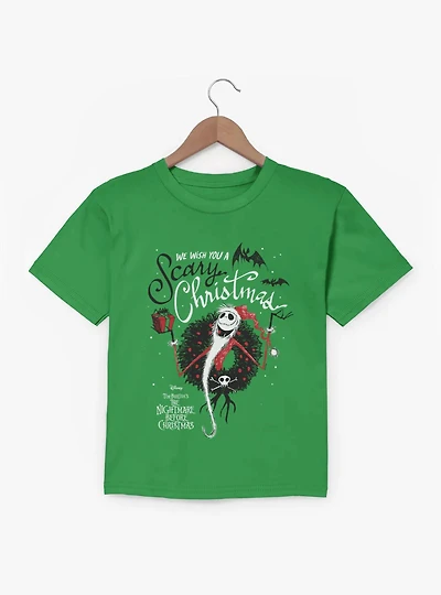 Disney Nightmare Before Christmas Wish You Scary Jack Youth T-Shirt