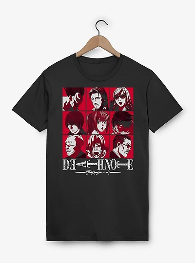 Death Note Character Grid T-Shirt