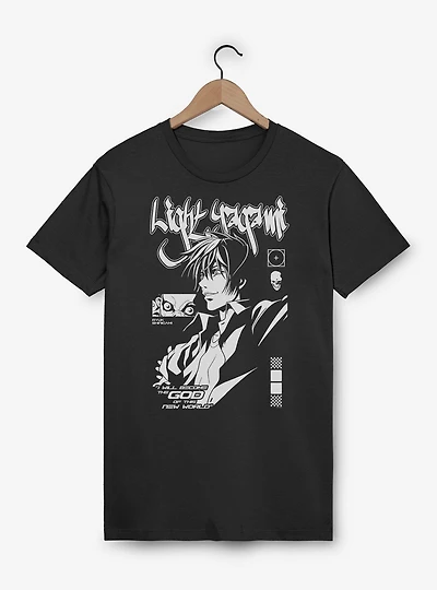Death Note Kira Light Yagami Poster T-Shirt
