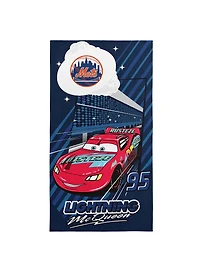 MLB New York Mets Disney Pixar Cars Speedline Navy Microfiber Beach Towel