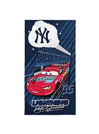 MLB New York Yankees Disney Pixar Cars Speedline Navy Microfiber Beach Towel