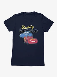 Disney Pixar Cars Family Vacation Sally And McQueen Womens T-Shirt