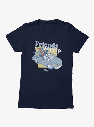 Disney Mickey Mouse & Friends Road Trip Vintage Convertable Womens T-Shirt