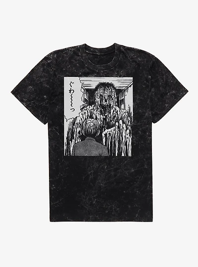 Junji Ito Melting Monster Mineral Wash T-Shirt BoxLunch Exclusive
