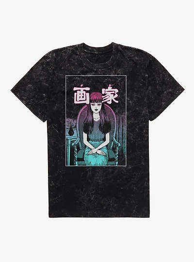 Junji Ito Tomie Mineral Wash T-Shirt BoxLunch Exclusive