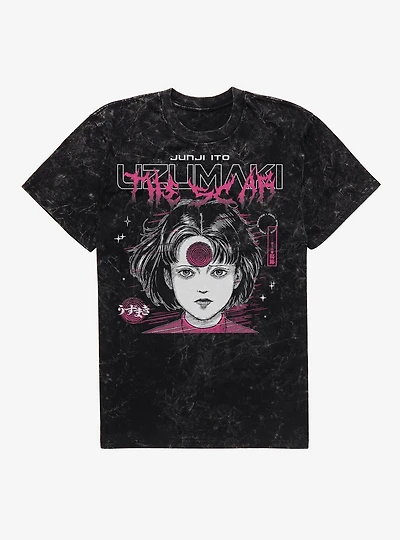 Junji Ito Uzumaki The Scar Mineral Wash T-Shirt BoxLunch Exclusive