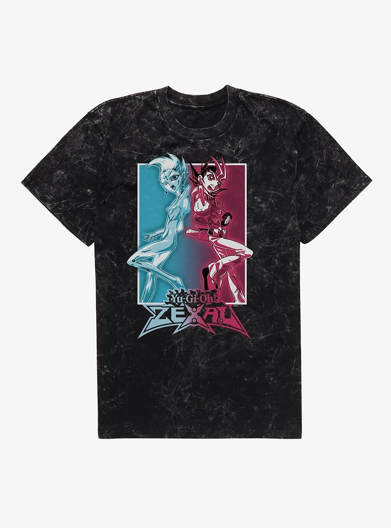 Yu-Gi-Oh! Zexal Astral and Yuma Back to Back?Mineral Wash T-Shirt BoxLunch Exclusive