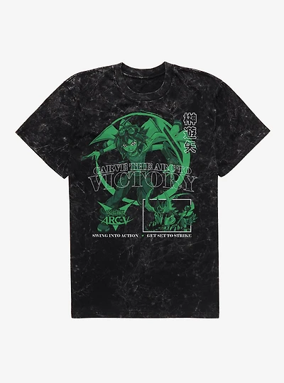 Yu-Gi-Oh! ARC-V Yuya Sakaki Carve The Arc To Victory?Mineral Wash T-Shirt BoxLunch Exclusive