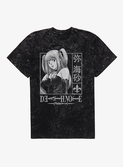 Death Note Misa Amane Kanji Frame Mineral Wash T-Shirt BoxLunch Exclusive