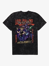 Yu-Gi-Oh! Yugi Dark Magician Let's Duel?Mineral Wash T-Shirt BoxLunch Exclusive