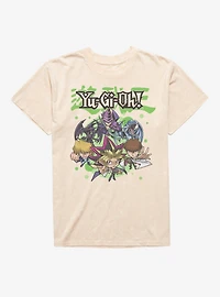Yu-Gi-Oh! Chibi Group Joey Yugi Kaiba Mineral Wash T-Shirt BoxLunch Exclusive
