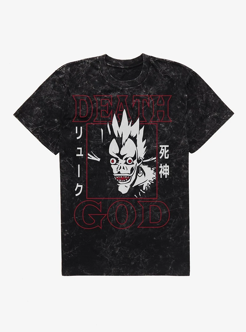 Death Note God Ryuk Mineral Wash T-Shirt BoxLunch Exclusive