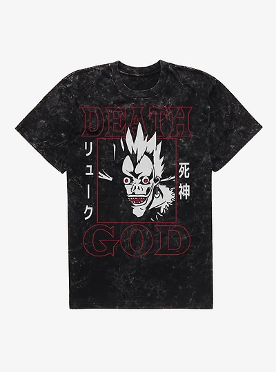 Death Note God Ryuk Mineral Wash T-Shirt BoxLunch Exclusive