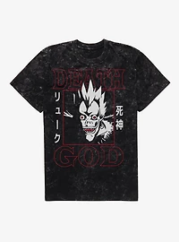 Death Note God Ryuk Mineral Wash T-Shirt BoxLunch Exclusive