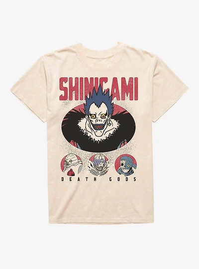 Death Note Shinigami Gods Mineral Wash T-Shirt BoxLunch Exclusive