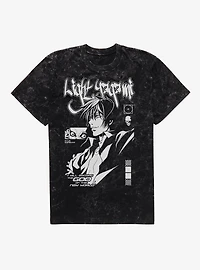 Death Note Kira Light Yagami Poster Mineral Wash T-Shirt BoxLunch Exclusive