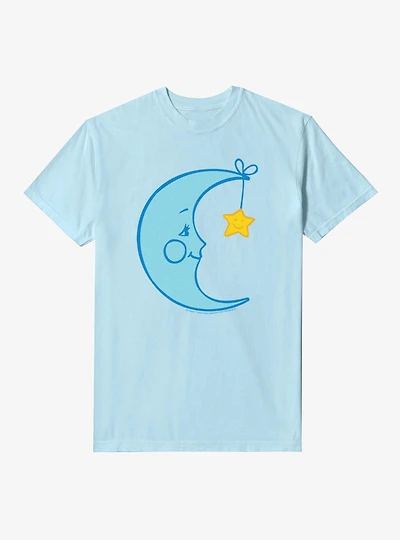 Care Bears Bedtime Moon Icon Garment-Dyed T-Shirt