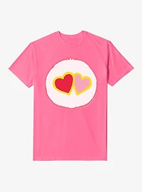 Care Bears Loves A Lot Heart Belly Badge Garment-Dyed T-Shirt