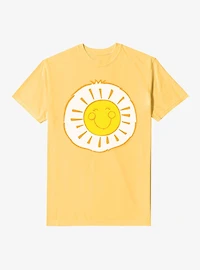 Care Bears Funshine Smiling Sun Belly Badge Garment-Dyed T-Shirt