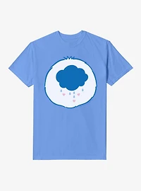 Care Bears Grumpy Clouds Belly Badge Garment-Dyed T-Shirt