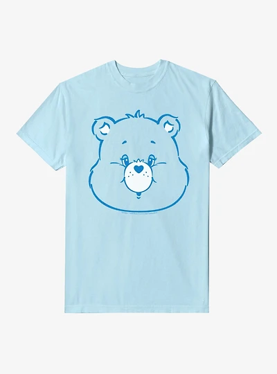 Care Bears Bedtime Big Face Garment-Dyed T-Shirt