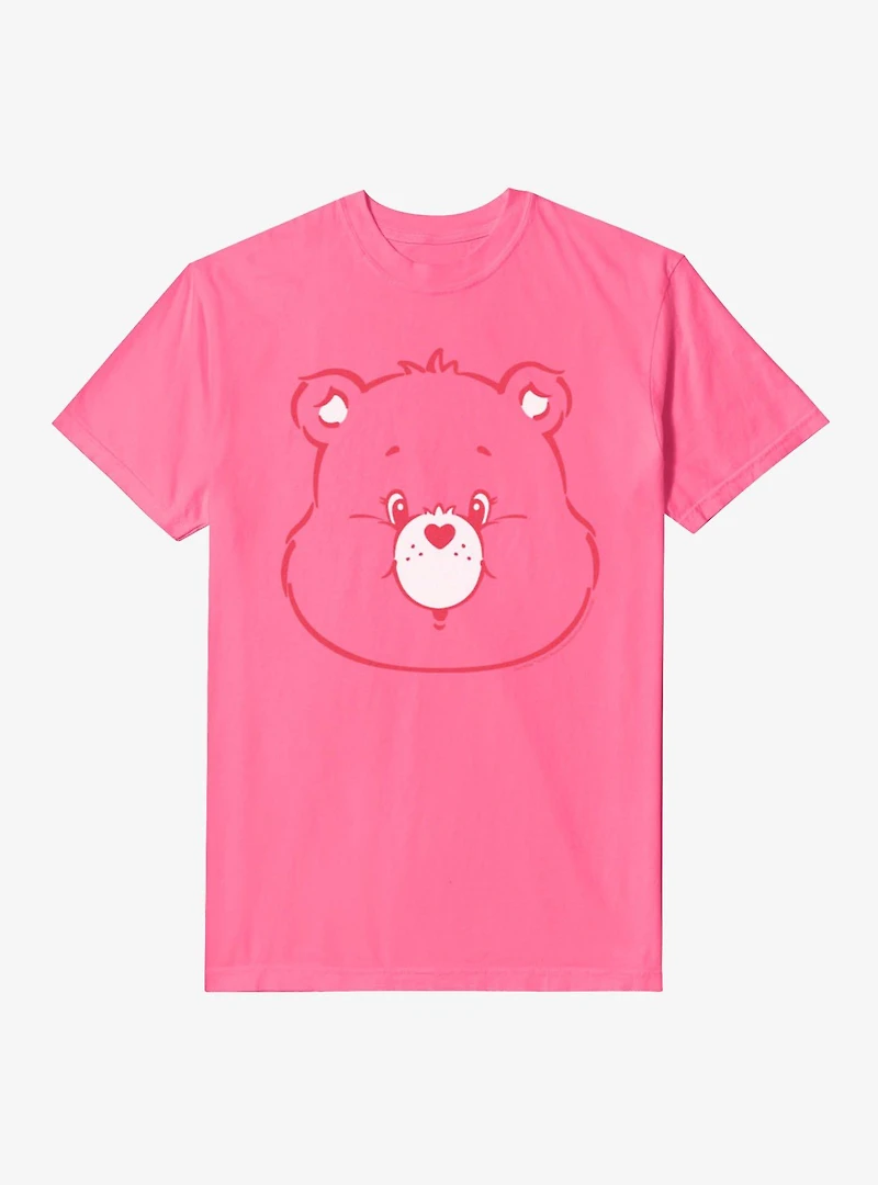Care Bears Loves A Lot Big Face Garment-Dyed T-Shirt