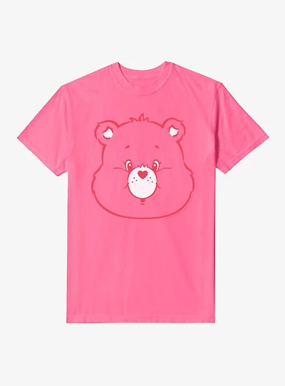 Care Bears Loves A Lot Big Face Garment-Dyed T-Shirt