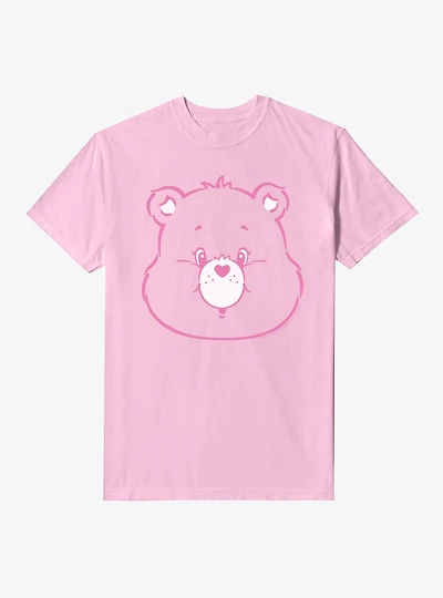 Care Bears Cheer Big Face Garment-Dyed T-Shirt