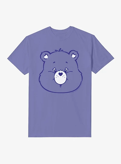 Care Bears Harmony Big Face Garment-Dyed T-Shirt