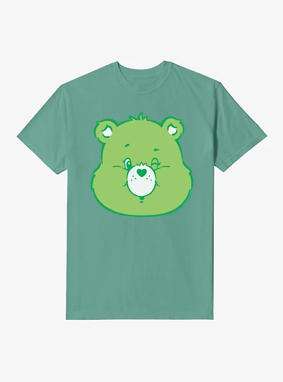 Care Bears Good Luck Big Face Garment-Dyed T-Shirt