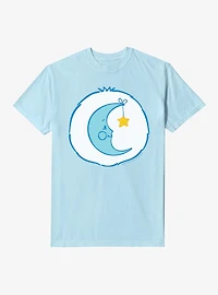 Care Bears Bedtime Moon Belly Badge Garment-Dyed T-Shirt