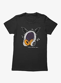 Stream Starting Soon Headphones Bat Spider Womens T-Shirt