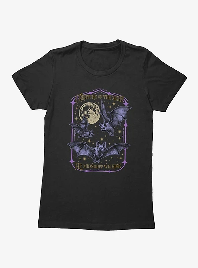 Creature Of Night We Rise Bats Womens T-Shirt