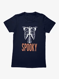 Spooky Skeleton Bones Womens T-Shirt