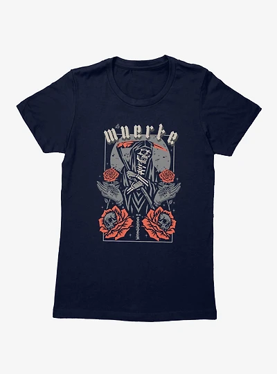 La Muerte Day Of The Grim Reaper Womens T-Shirt