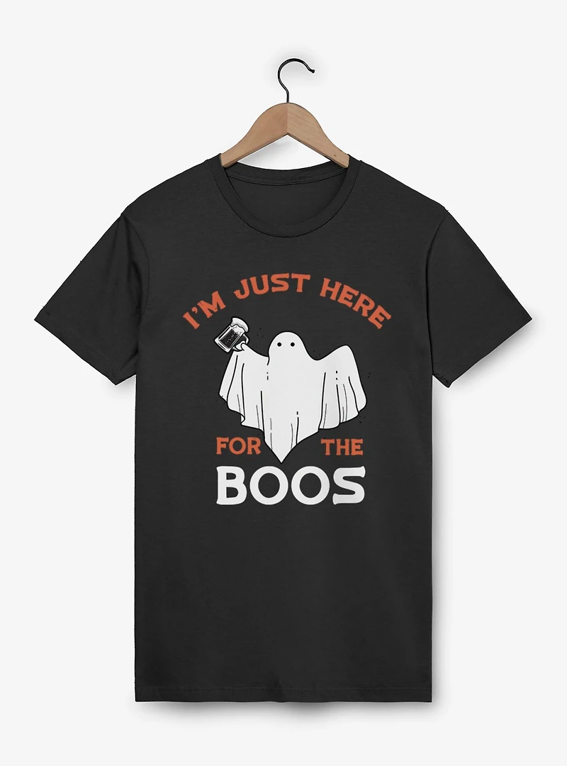 Im Just Here For The Boos Ghost T-Shirt