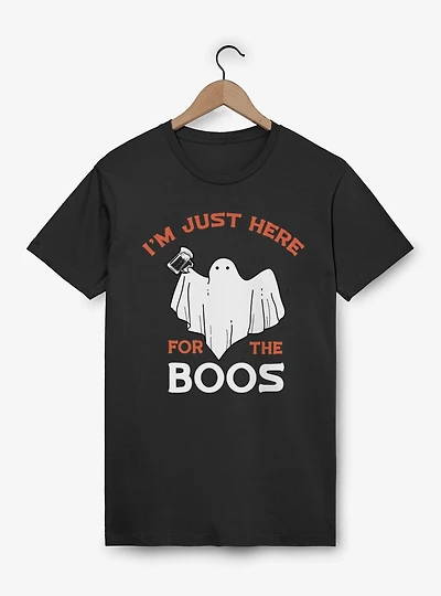Im Just Here For The Boos Ghost T-Shirt