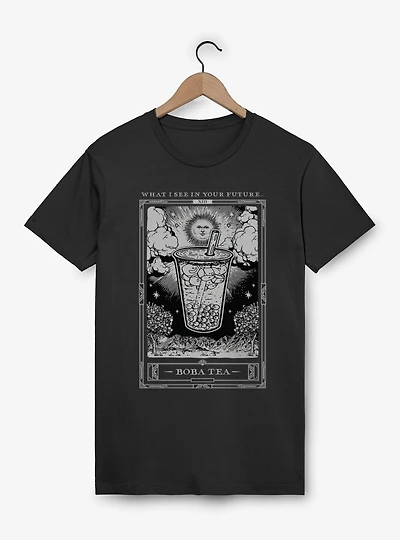 Boba Tea Tarot Card T-Shirt