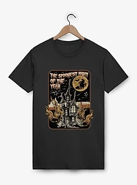 Halloween Spookiest Night Of Year Haunted House T-Shirt