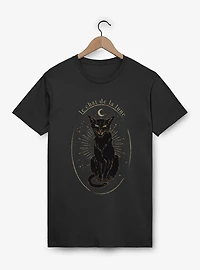 Le Chat De La Lune Black Cat T-Shirt