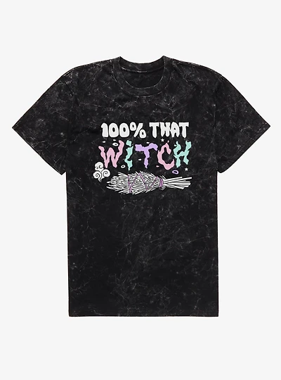 100 Percent That Witch Mineral Wash T-Shirt