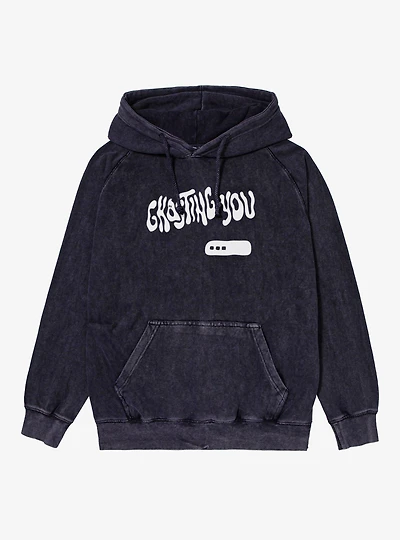 Ghosting You Mineral Wash Hoodie