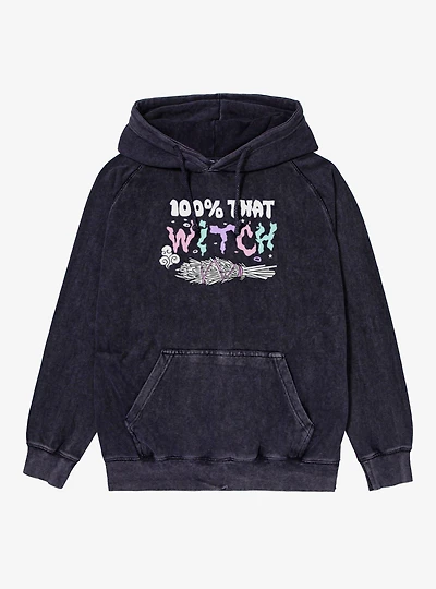 100 Percent That Witch Mineral Wash Hoodie