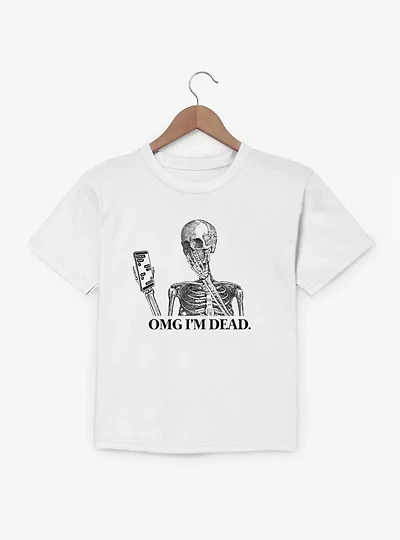 OMG Im Dead Skeleton Youth T-Shirt